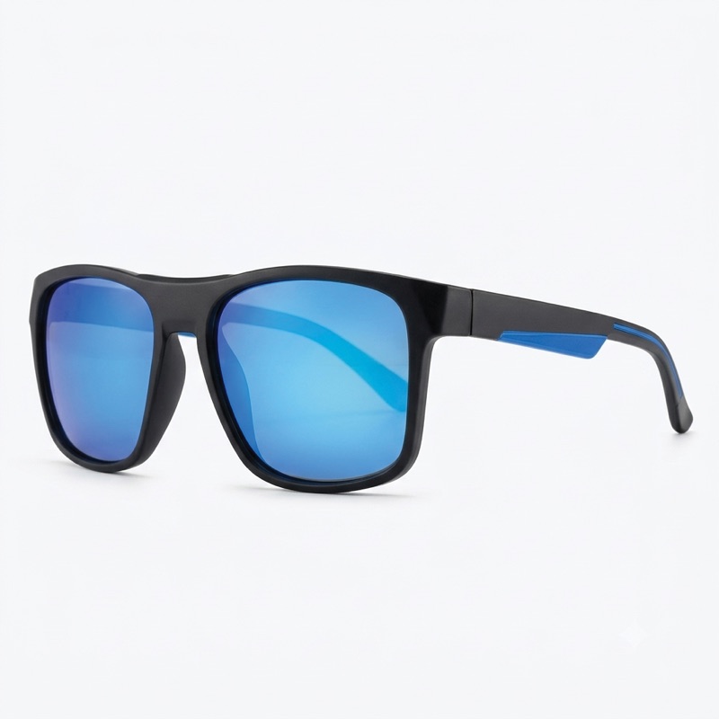 EUROPULL 8166 polarized safety spectacles with Blue/Black frame